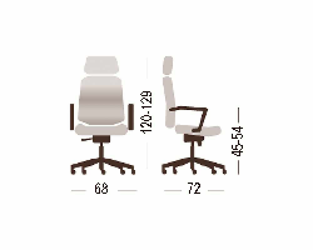 Кресло Олимп X (подлокотники хромированные)