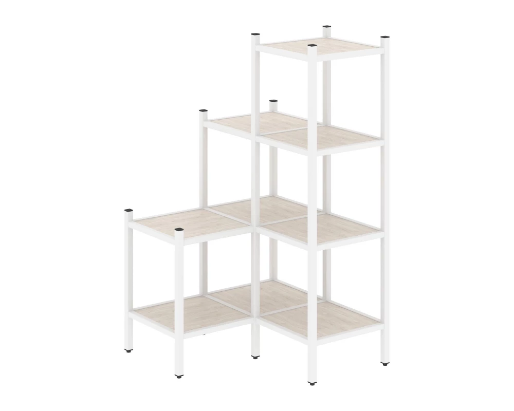 Угловой внутренний стеллаж L-36 862x862x1458 Лофт / Loft