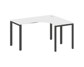 Стол офисный угловой правый на П-образном м/к 140x120x75 Метал Систем / Metal System images