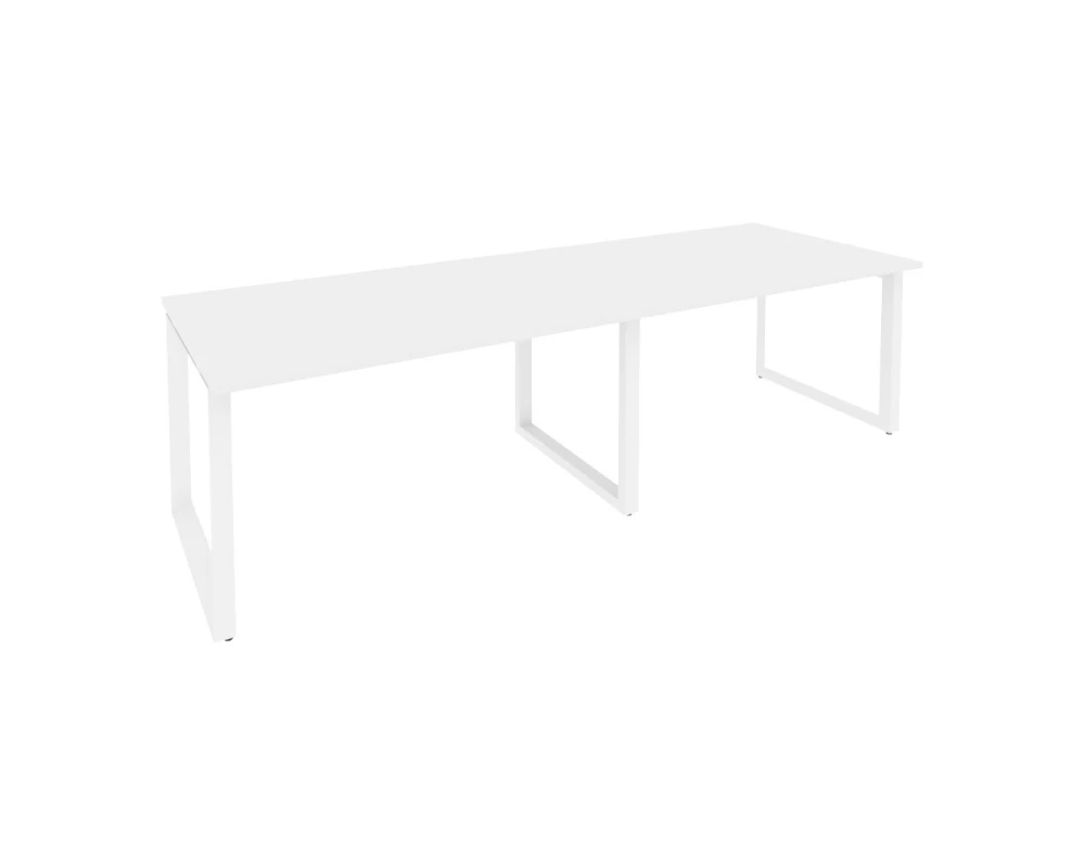 Стол переговорный (2 столешницы) на О-образном м/к 2760x980x750 Оникс / Onix