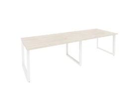 Стол переговорный (2 столешницы) на О-образном м/к 2760x980x750 Оникс / Onix images