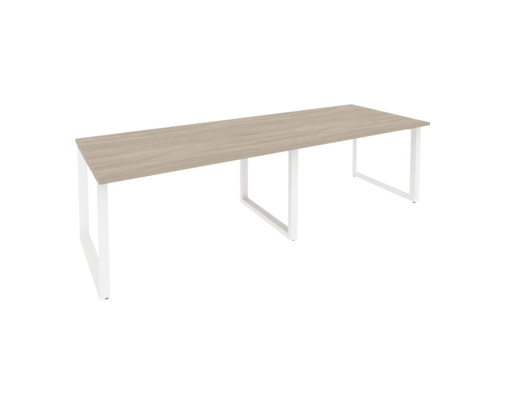 Стол переговорный (2 столешницы) на О-образном м/к 2760x980x750 Оникс / Onix