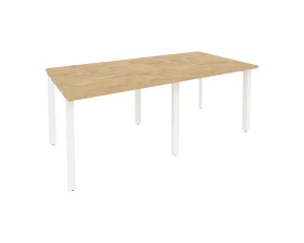 Стол переговорный (2 столешницы) на П-образном м/к 1960x980x750 Оникс / Onix images