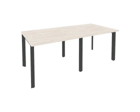 Стол переговорный (2 столешницы) на П-образном м/к 1960x980x750 Оникс / Onix images