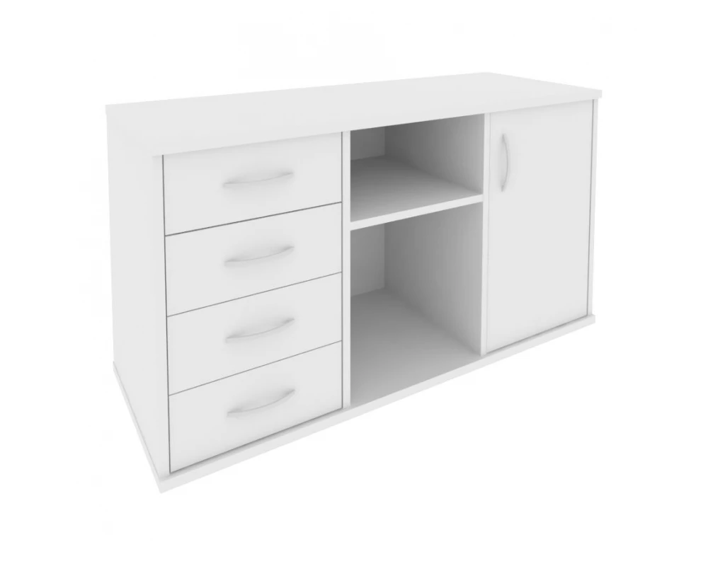 Тумба под оргтехнику сервисная 1200x450x680 Рива / Riva