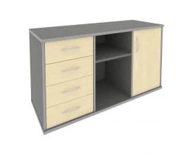 Тумба под оргтехнику сервисная 1200x450x680 Рива / Riva images