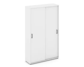 Шкаф-купе с полками в 2-х секциях 1200x400x1982 зад. стенка HDF Стайл Проджект / Style Project images