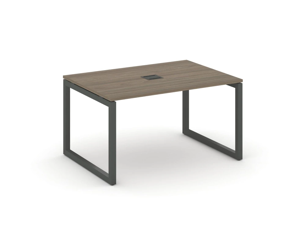 Стол переговорный на О-образном каркасе 50 мм с лючком 980x980x750 Стайл Проджект / Style Project