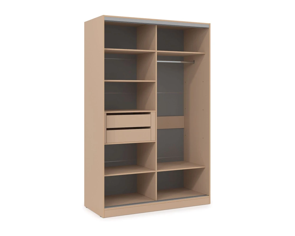 Шкаф-купе 2-дверный (1204*600*2201) ШКДД.12.5 КОМФОРТ / COMFORT