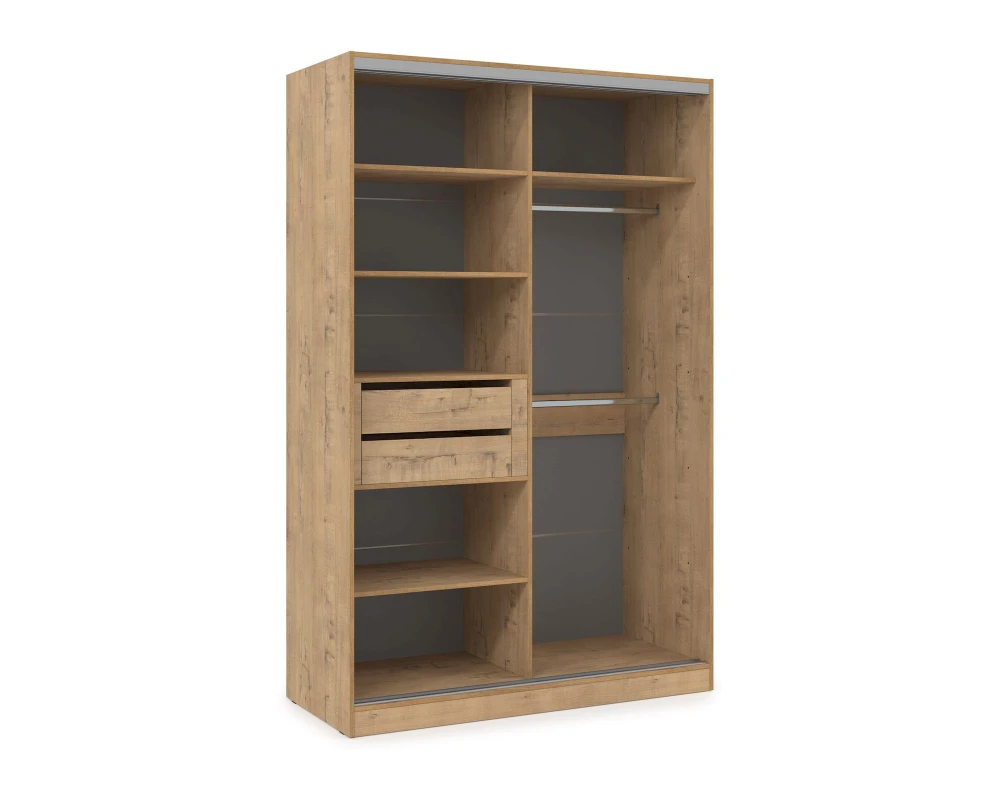 Шкаф-купе 2-дверный (1204*600*2201) ШКДД.12.7 КОМФОРТ / COMFORT