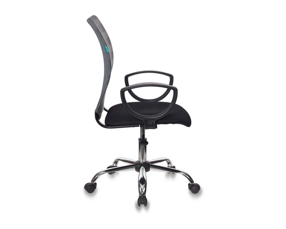 Кресло Бюрократ CH-599AXSL Сетка/ Ткань, Серый/Черный