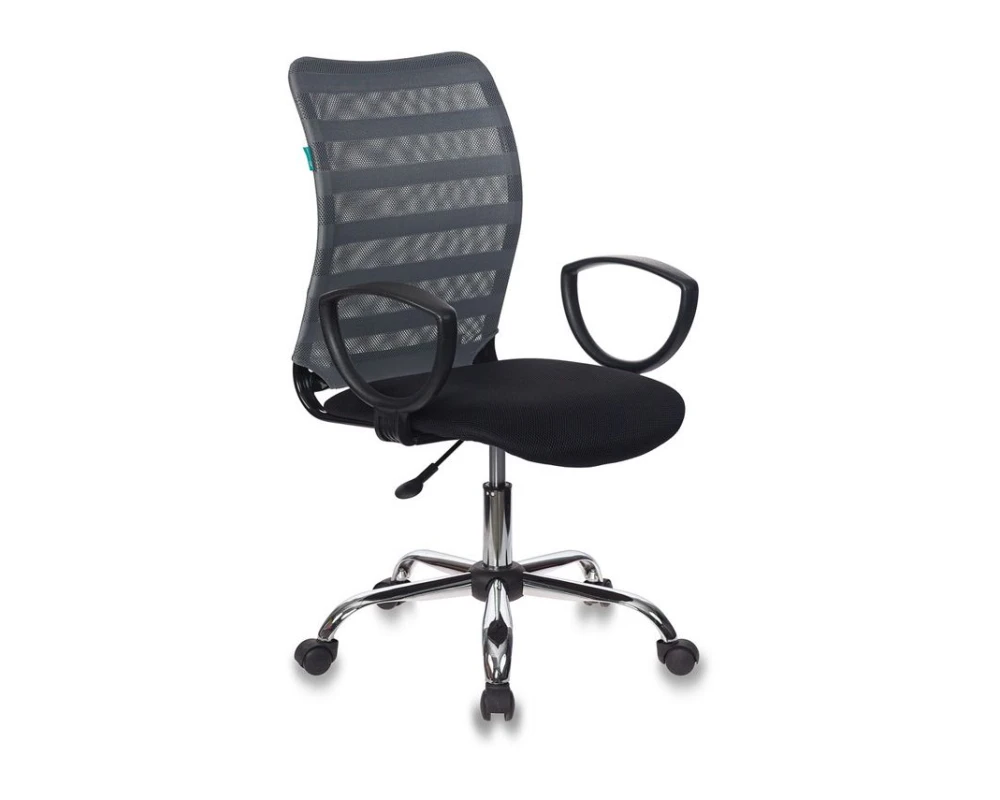 Кресло Бюрократ CH-599AXSL Сетка/ Ткань, Серый/Черный