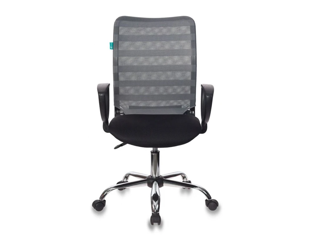 Кресло Бюрократ CH-599AXSL Сетка/ Ткань, Серый/Черный