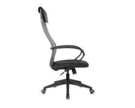 Кресло Бюрократ CH-607 Сетка/ Ткань, Темно-серый images