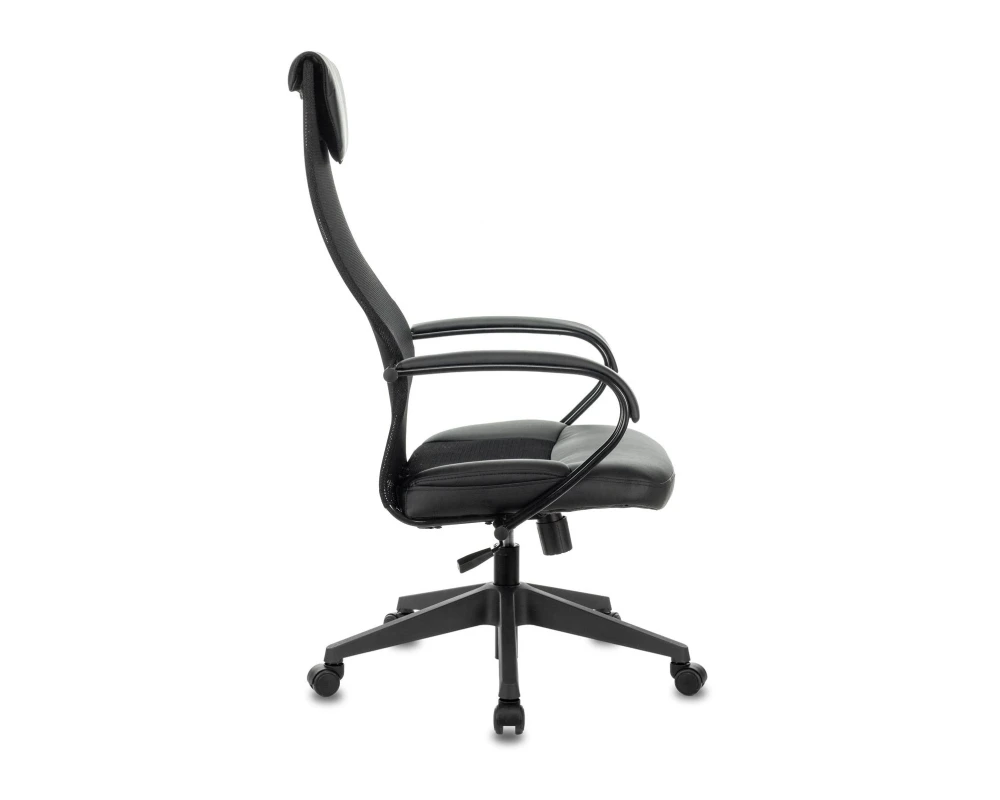 Кресло Бюрократ CH-608 Сетка/Экокожа, Черный