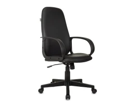 Кресло Бюрократ CH-808AXSN/OR-16 Экокожа, Черный images