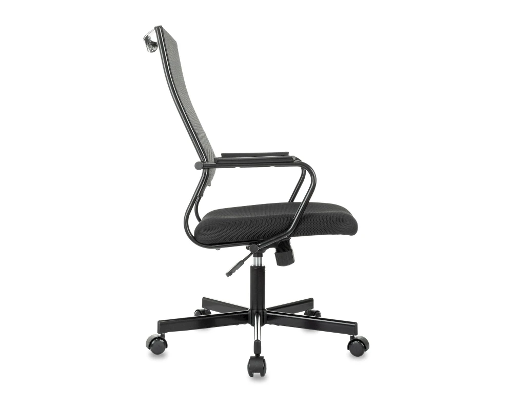 Кресло Бюрократ CH BALANCE B Сетка/ Ткань, Черный