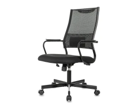 Кресло Бюрократ CH BALANCE B Сетка/ Ткань, Черный images