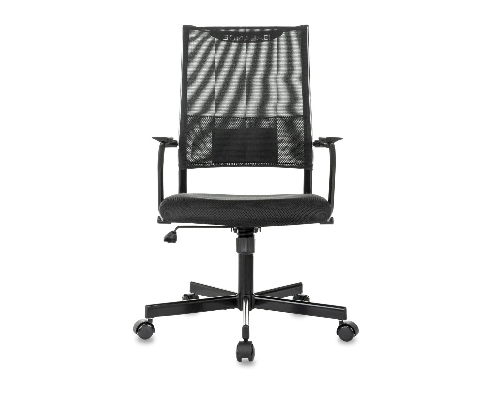 Кресло Бюрократ CH BALANCE B Сетка/ Ткань, Черный