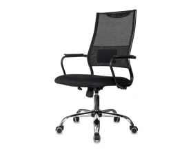 Кресло Бюрократ CH BALANCE SL Сетка/ Ткань, Черный images