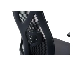 Кресло VIKING-11 M122С-1 Сетка/Ткань, Черный images