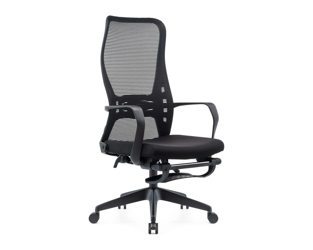 Кресло VIKING-51 M121-1 Сетка/Ткань, Черный