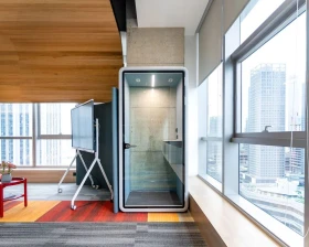 Акустическая кабина LWOP ONE SKY glass images