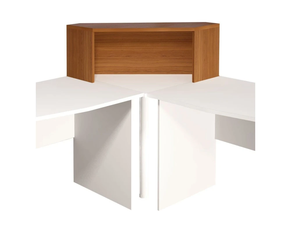 Надстройка на стол угловая 996х264х346 Монолит