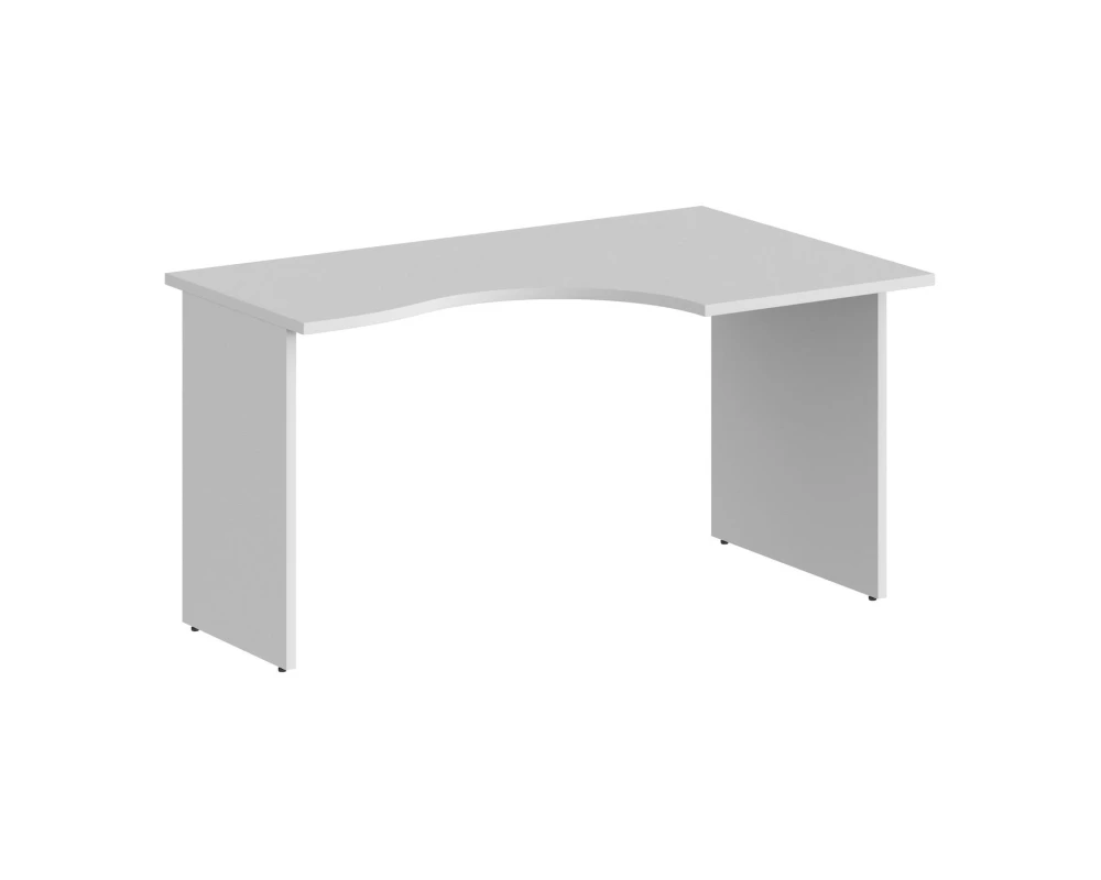 Стол эргономичный 1400x900x750 правый Сигма / Sigma Белый